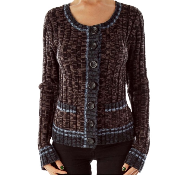 Free People Sweaters - Free People Walk in The Park Sweater Cardigan Wool Angora Rabbit Hair Large